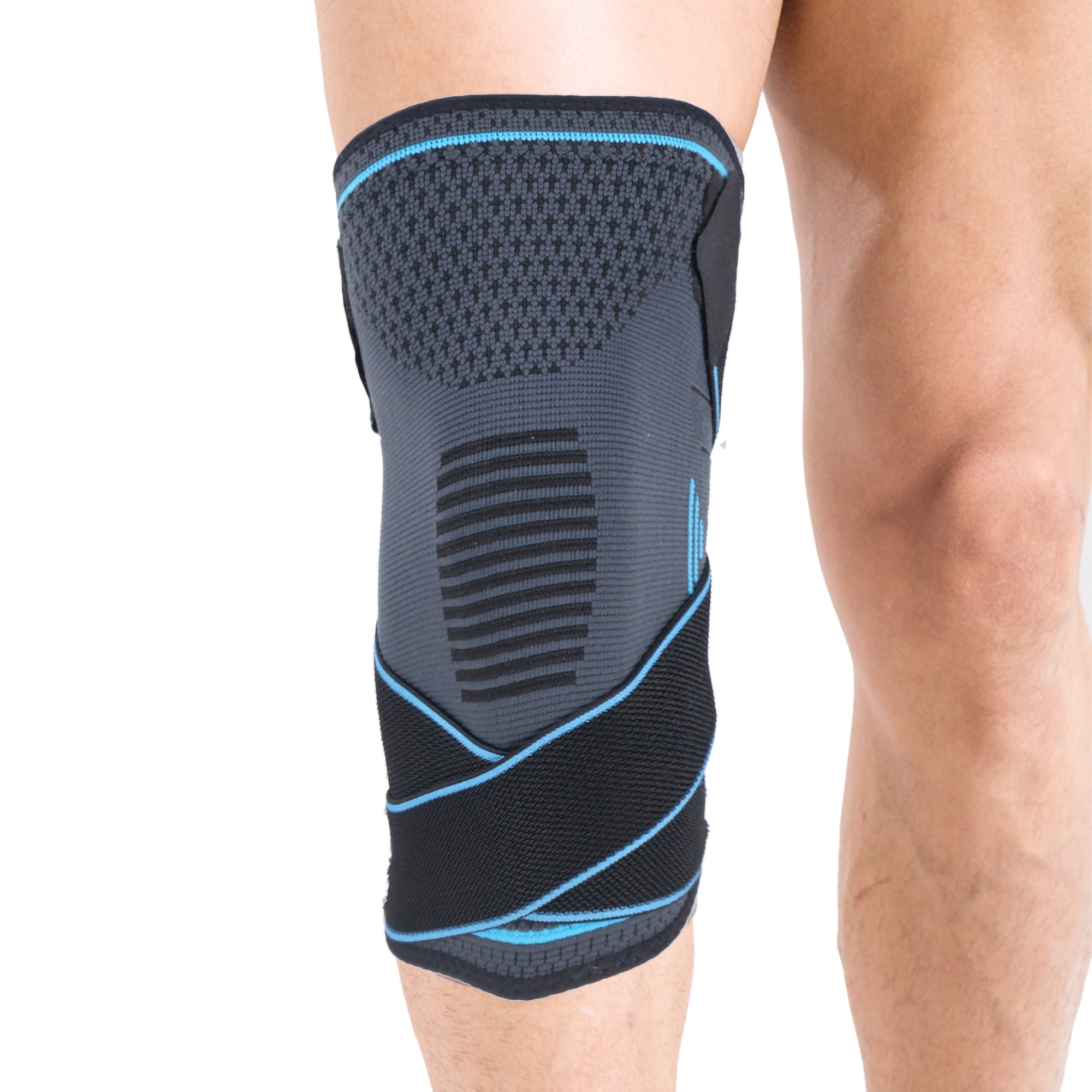 Details about / Knee Support Wraps Brace Compression Sleeve For Joint Pain Arthritis Relief