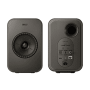 Open Box KEF LSX II LT Wireless Bookshelf Speaker Pair Graphite Grey