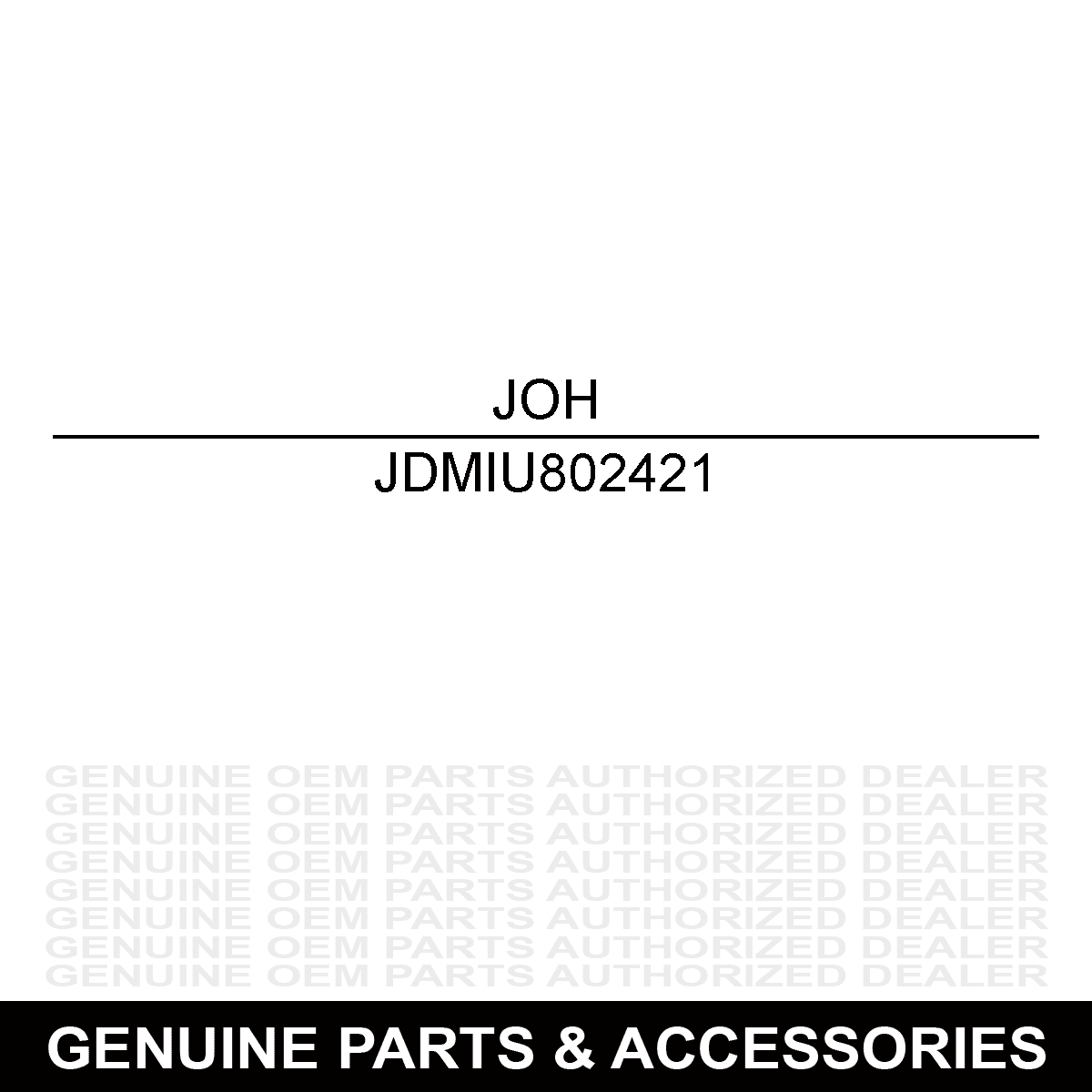 John Deere MIU802421 Fuel Filter Element 3032E 3038E 3046R 4044M 4052R 4066R