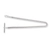 Charles Hubert Stnlss Stl Bar End Pocket Watch Chain