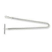 Charles Hubert Stnlss Stl Bar End Pocket Watch Chain