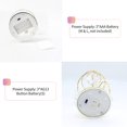 thumbnail image 2 of Yeacher Christmas Tree Lights Metal Spiral Xmas Tree Lamp Desktop Tree Light with Crystal Pendant Decorative Table Lamp Mini Christmas Tree Decoration, 2 of 8