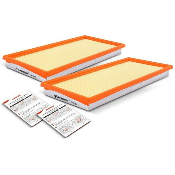 Engine Air Filter Set 2 - Compatible with 1999 - 2004 Subaru Legacy 2000 2001 2002 2003