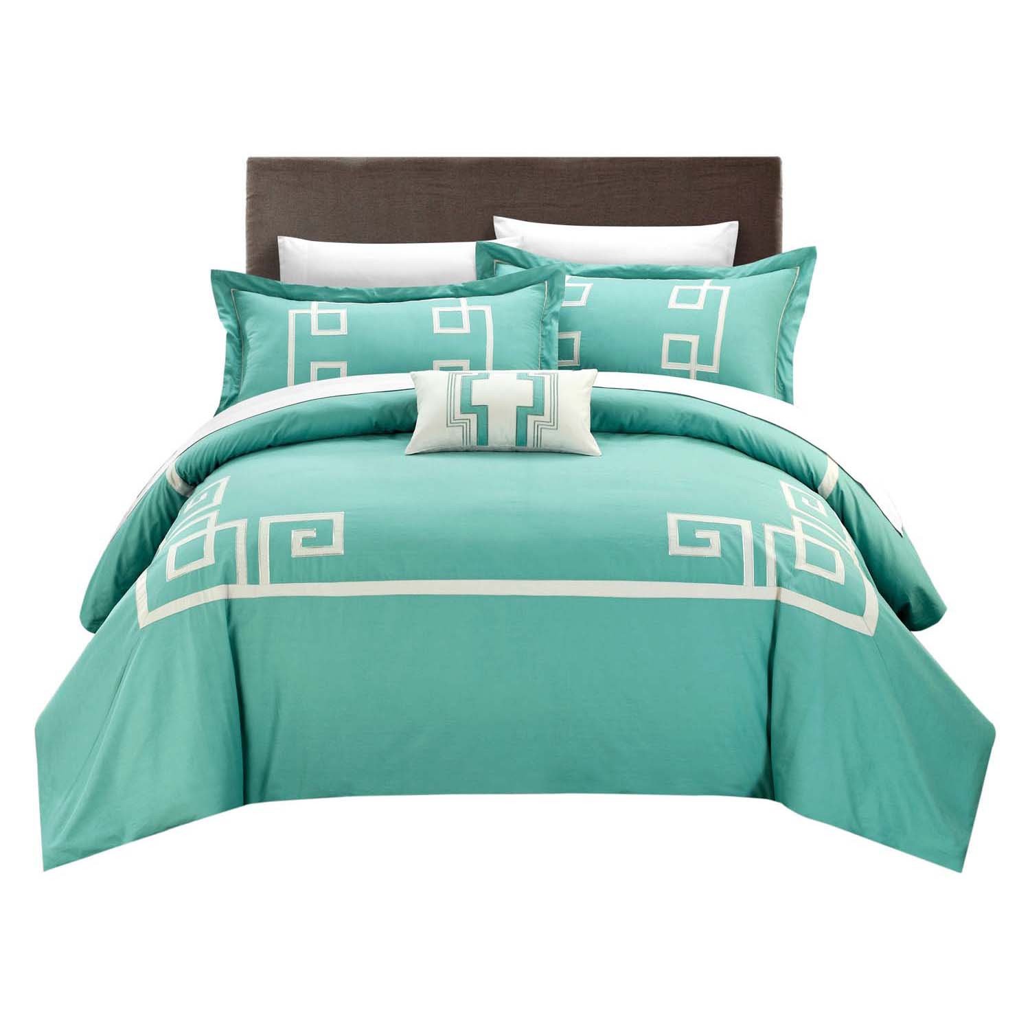 Royalton 4 Piece Edmonton 100 Cotton Duvet Cover Set Sage