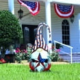 thumbnail image 4 of TOPRenddon 4th of July Decorations Outdoor – Patriotic Garden Gnome Stake for Yard, Porch & Balcony (Independence Day Red White Blue Weather-Resistant Iron Decor – Memorial Day Small Space Solution), 4 of 5