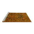 thumbnail image 2 of Ahgly Company Machine Washable Indoor Square Persian Yellow Traditional Area Rugs, 8' Square, 2 of 4