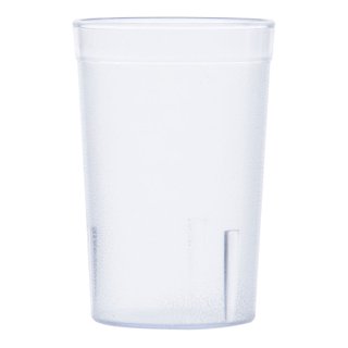 8 oz. SAN Plastic Tumbler in Clear (Case of 72)