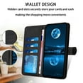 thumbnail image 2 of for Samsung Galaxy S25 Flip Wallet Case — Premium PU Leather TPU Protective Cover with Credit Card Slots Cash Slot Magnetic Anti-Scratch Shock-Absorbent Kickstand Wrist Strap Phone Case, Black, 2 of 8