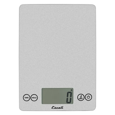 Escali 157SS Arti Glass Digital Kitchen Scale (Shiny Silver)