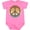 Raspberry, variant on Inktastic Retro Peace Sign Sunset Boys or Girls Baby Bodysuit
