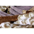 thumbnail image 6 of DaDa Bedding Elegant Twilight Lavender Brown Floral Flannel Mink Fleece Throw Blanket (XY9879), 6 of 9