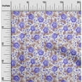 thumbnail image 2 of oneOone Rayon Medium Purple Fabric Florals Quilting Supplies Print Sewing Fabric By The Yard 56 Inch Wide, 2 of 5
