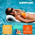 thumbnail image 6 of TRC Recreation Sunsation 1.75" Thick Foam Pool Float Lounger w/ Headrest, 3 Pack, White, 6 of 10