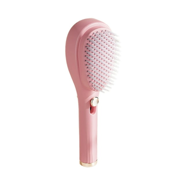 Hair Brush Clearance, Bradem Telescopic Self Cleaning Brush Multifunctional Anti Static Massage Comb One Click Cleaning Telescopic Hair Comb Easily Comb Hair and Clean Suitable for All Hair Types