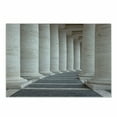 thumbnail image 1 of Pillar Cutting Board, Theme Roman Columns Stone Pillars Old Architecture Theme Digital Image, Decorative Tempered Glass Cutting and Serving Board, Small Size, Dust and Grey, by Ambesonne, 1 of 1
