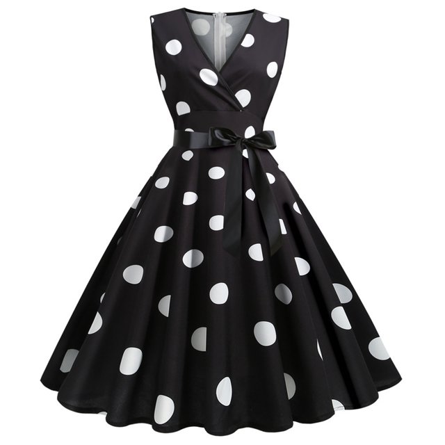 B91xZ Robes de Plage pour Femmes Col en V Sans Manches Taille Élastique à Volants Superposés Robes Mini A-Line, Noir G
