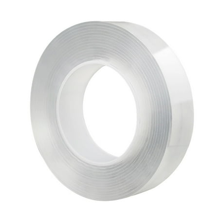 

SENRISE Double Sticker Tape PET Protective Film Carpet Tape Mounting Tape Washable and Reuseable Transparent