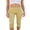 Yellow, variant on LMLYSoH Women’s Capri Pants Leggings Dots Print/Solid Color Low Waist Cropped Pants