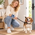 thumbnail image 4 of Wrist Worn Retractable Dog Leash, Hands Free Wrist Pet Walking Leash With Quick Lock Switch, Reflective Nylon Strap And Secure Hook For Outdoor Dog Walking And Training, 4 of 6