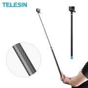 TELESIN 2.7M Ultra Long Monopod Carbon Fiber Selfie Stick For GoPro