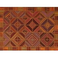 thumbnail image 1 of Ahgly Company Indoor Rectangle Contemporary Mahogany Brown Southwestern Area Rugs, 7' x 10', 1 of 6