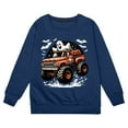 thumbnail image 3 of Chandail à Capuchon et Chandails en Molleton pour Filles Imprimé Halloween Mignon Manches Longues Col Rond Chandail pour Tout-Petits et Enfants Tenue Décontractée Douce et Confortable, 3 of 3