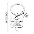 thumbnail image 5 of Father’s/Mother’s Day Puzzle Keychain, Stainless Steel Engraved, ""Dad I Love You"" Warm Words, Ideal Gift for Parents, 5 of 5