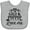 AC-Heather Grey, variant on Inktastic Gigi and Poppop Love Me Girls Baby Bib