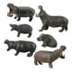 thumbnail image 5 of 6 Piezas Figuras de Hipopótamo Estatua de Decoración de Escritorio para Niños a Partir de 3 años Y Niñas en Edad Preescolar, 5 of 9
