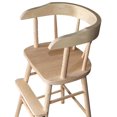 thumbnail image 3 of SARGENT'S YOUTH CHAIR * Solid Wood * Unfinished DIY Paint or Stain, 3 of 7
