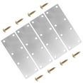 thumbnail image 2 of Miangastore Repair Fixed Hardware Silver 4Pack 5.4x2.0x0.07in, 2 of 8