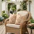 thumbnail image 6 of decorUhome Throw Pillow Covers 20x20 inch Decorative Pillow Covers for Couch Sofa Floral Pillowcase Indoor and Outdoor (Beige), 6 of 10