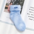 thumbnail image 4 of Angala Women Solid Color Thickened Velvet Warm Socks Sleep Socks Extra Thick Snow Socks Cozy Stylish Basic Socks, 4 of 4