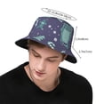 thumbnail image 3 of ZICANCN Bucket Hat -Christmas Unisex Print Double-Side-Wear Bucket Hat for Fishing Beach Outdoor, 3 of 5