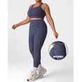 thumbnail image 2 of PISONIC Workout Sets for Women 2 Piece Plus Size Sports Bra and High Waist Leggings Yoga Outfits, 2 of 7
