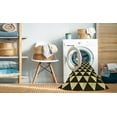 thumbnail image 2 of Ahgly Company Machine Washable Indoor Rectangle Transitional Metallic Gold Area Rugs, 2' x 4', 2 of 7