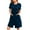 Navy, variant on Reduced,Women's Robe Comfy Zip Up Robes Short Solid Bathrobe Lightweight Knee Length Housecoat Soft Loungewear for Ladies with Pockets Nightgown(Black,S)