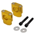 thumbnail image 2 of Elevadores de manillar de aluminio Shamjiam para motocicleta 28 Amarillo 2 uds, 2 of 4