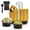 Black/Gold, variant on 100-pack 5 Oz Black/Gold Mini Cake Pans With Lids Disposable Aluminum Foil Baking Cups