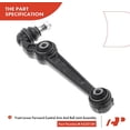 thumbnail image 5 of A-Premium 10Pcs Front Suspension Kit Upper Lower Control Arm and Ball Joint Assembly Tie Rod End Sway Bar Link Compatible with Ford Fusion Lincoln MKZ Mercury Milan 2007-2009, 5 of 9