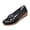 Black_018, variant on Domuza Casual Loafers for Women Metal Buckle Breathable Comfortable Leather Slip on Moccasins Loafers Shoes Driving Outdoor Walking Womens Flats Pink 9(EU-42)