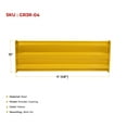 thumbnail image 6 of 2 Pack 4' x 15" Bolt-On Steel 3-Rib Guard Rails for Warehouse Aisle, Corners, and Equipment Protection 12,000 lbs - Yellow, 6 of 10