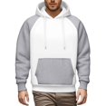 thumbnail image 4 of Yiaimeir Casual Pullover Hoodie for Men Women Unisex Long Sleeve Sweatshirt Kangaroo Pocket Soft Comfortable Wearable, 4 of 5