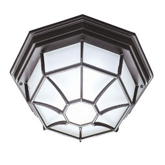 Acclaim Lighting 2002BK FM 2 Light 12 inch Matte Black Exterior Flushmount
