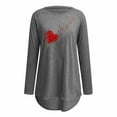 thumbnail image 4 of CEHVOM Mode T-Shirt Décontracté à Manches Longues et Col Rond pour Femmes en Liquidation, 4 of 4
