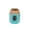 Blue, variant on Ohmyroo Small Bedroom Alarm Clock 4.2in Green Plastic Compact Desk Timekeeper Home Accessory