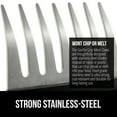 thumbnail image 4 of Meat Claws for BBQ Grilling, 7 Claw Food Shredding Fork, Black Stainless Steel by Gorilla Grip, 4 of 10