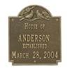 Personalized Whitehall Products Cardinal Wedding Plaque with Antique Copper Finish