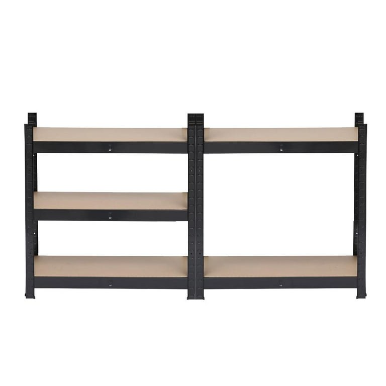 Project Source 70.5-in L x 0.98-in W x 0.57-in D Heavy Duty Black Shelf  Upright