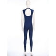 thumbnail image 4 of SiiRoh Women's Glittery Gymnastics Leotards One Piece Full Body Dance Bodysuit Figure Skating Jumpsuit Navy Blue XXL, 4 of 6